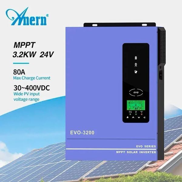 Гибридный инвертор Anern AN-SCI-EVO-3200, 24 В, 3000 Вт