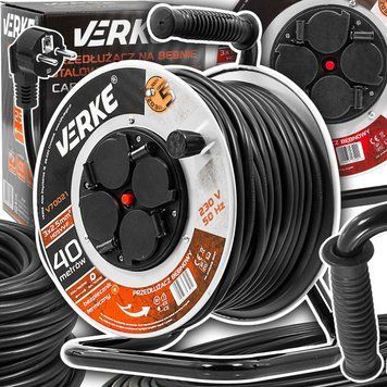 VERKE Удлинитель 3x1.5mm2 40M V70021