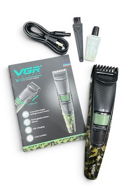 Акумуляторна машинка для стрижки VGR V-053 USB