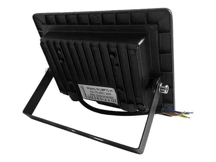 Прожектор LED 30w 6500K IP65 2400LM LEMANSO "Посейдон" черный/LMP73-31