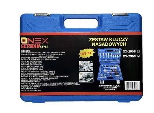ONEX Набір Ключів 108, Pcs OX-250M