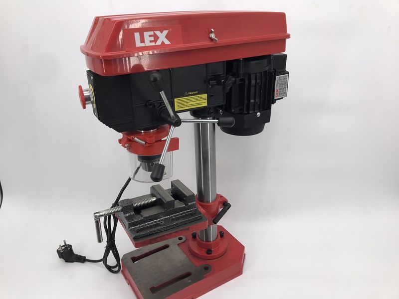 Свердлильний верстат LEX LXDP16-2 1600W (чугуна основа + металеві шківи)