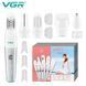 Епілятор VGR 5 в 1 V-752 GREEN, 5 насадок, IPX5