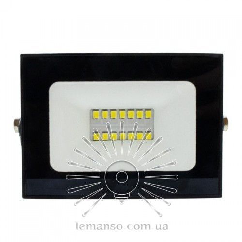 Прожектор LED 10w 6500K IP65 560LM LEMANSO "Нептун" чорний/LMP72-10