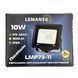 Прожектор LED 10w 6500K IP65 800LM LEMANSO "Посейдон" чёрный/ LMP73-11