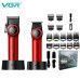 Комплект VGR 2 в 1 V-001&V-977 RED, акумуляторна машинка для стрижки (clipper) і тример
