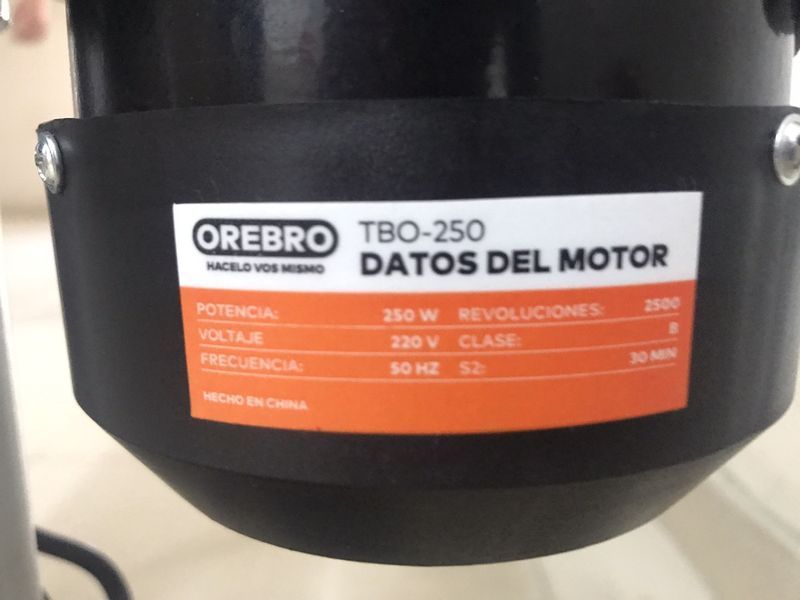 Свердлильний станок OREBRO TBO-250 250 Вт для майстерень