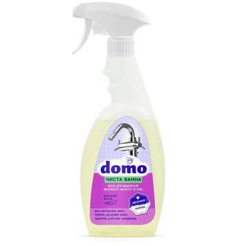 Средство для очистки акриловых ванн, DOMO (триггер 500 мл), украинский язык