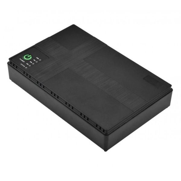Mini UPS powerbank 10400мАч для роутера, 9V/12V Black