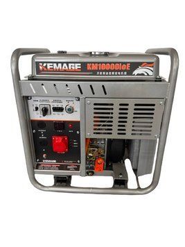 Генератор потужний дизельний інверторний KEMAGE KM-10000ioE 6,4/7,0 кВТ 220/380В