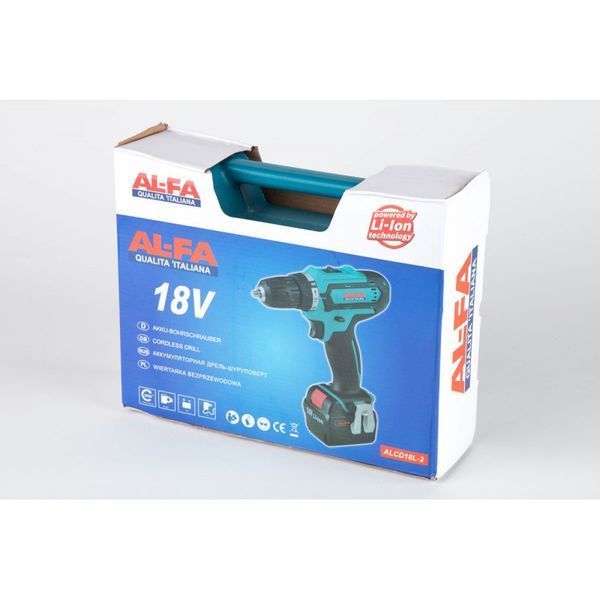 Акумуляторна шрупокрут AL-FA ALCD18L-3 18V LI-ION + 2 батареї