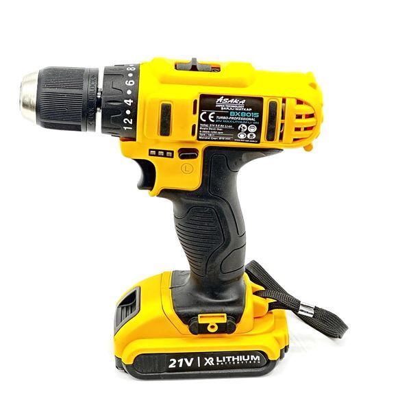 Шуруповерт акумуляторний ASAKA BX8015