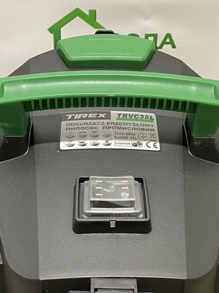 Промисловий пилосос з високою потужністю TIREX TRVC35L 2400W