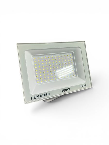 LED прожектор Lemanso LMP33-100 100 Вт для вулиці, фасаду, гаража, складу та будівництва