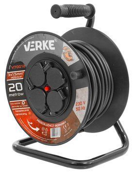 VERKE Удлинитель 3x1.5mm2 20M V70012