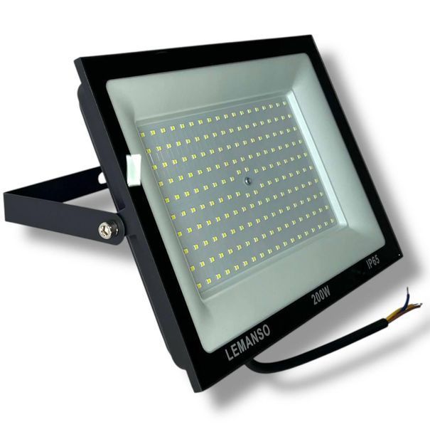 Прожектор LED 200w 6500K IP65 12000LM LEMANSO "Нептун" чорний/ LMP103-200